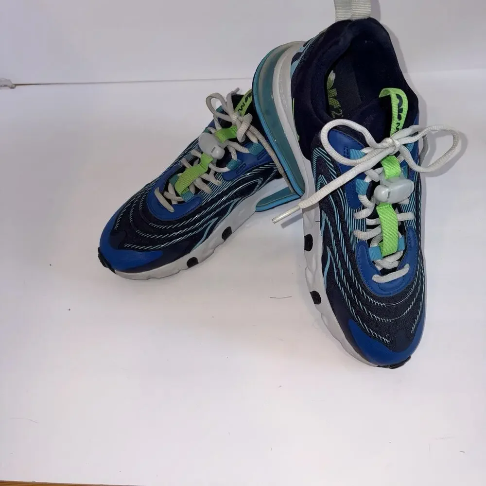 Nike CJ0579-400 Air Max 270 React ENG Men's Sz 7.5 EUC